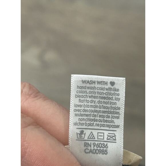 Eberjey Womens Heather Slouchy Pajama Top Drawstring Hemline Charcoal Size S NWT - Picture 8 of 9